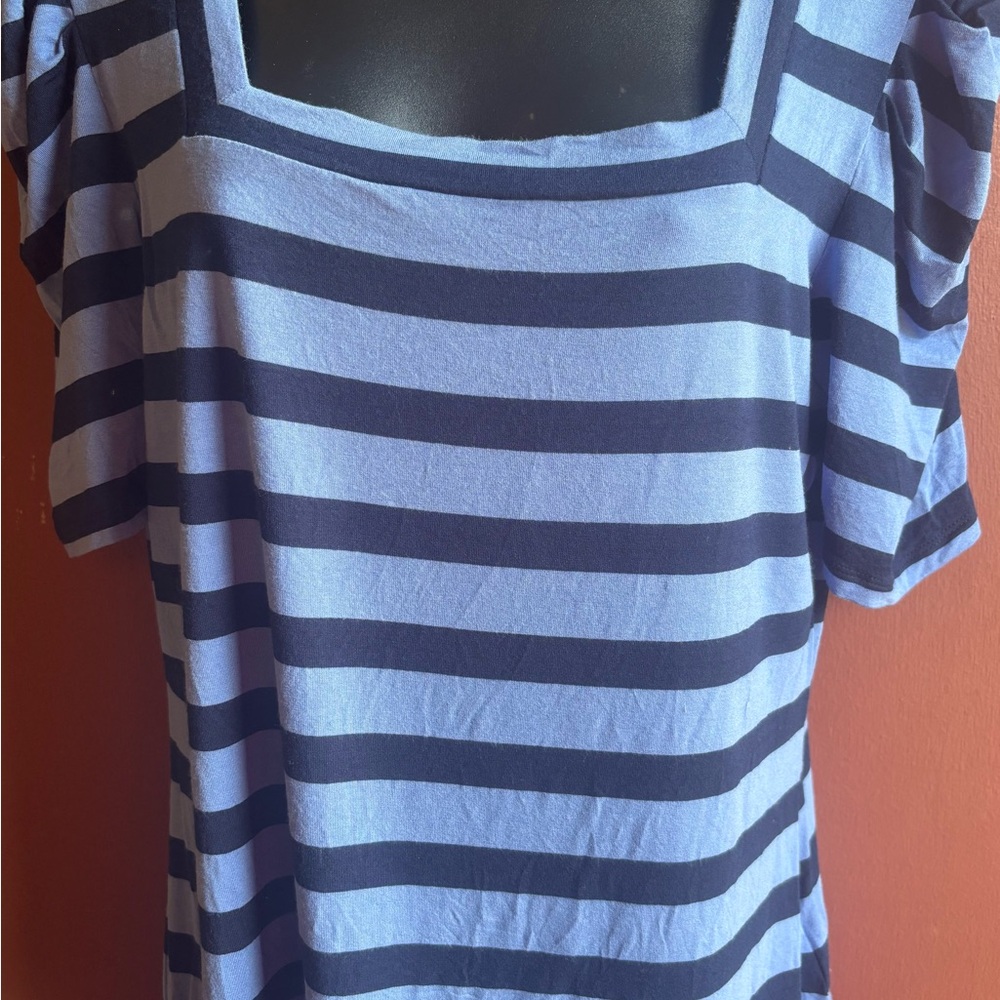 Ralph Lauren stretchy top with ‘30s style sleeves.